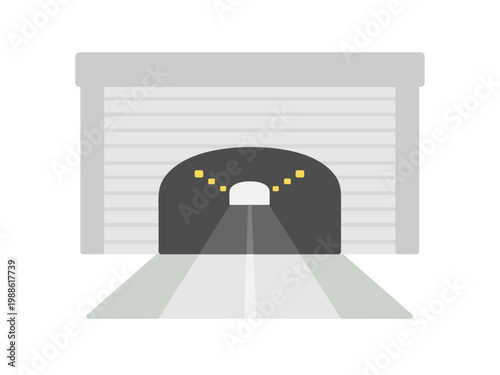 トンネル　イラスト
