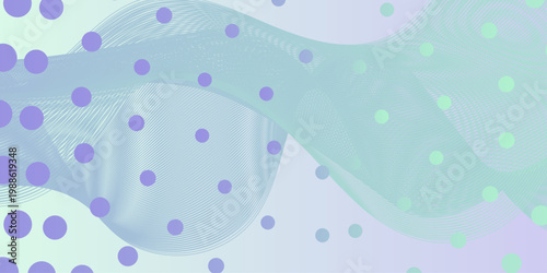 Dynamic minimal smoke sound line. Energy abstract smooth withe and blue frequency isolated element creative blend. Science tech swirls with thin twisted connected vibration simple grid.