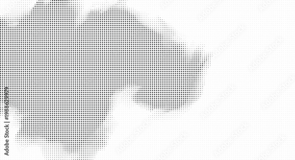 Fototapeta premium abstract halftone background isolated on transparent background digital texture
