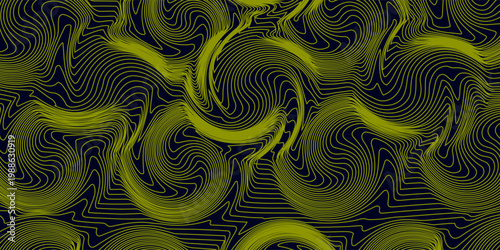 Abstract background with color blots, transitions and bends.