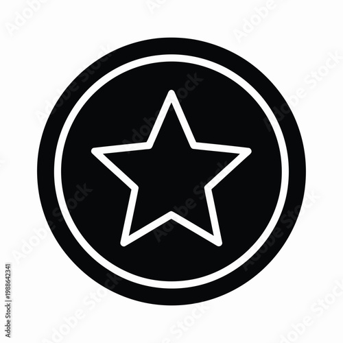 Glossy silver star icon button with a shiny 3d metallic finish featuring a round glass shape and reflection as a vector symbol for a web favorite sign or Morocco flag element