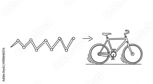 Bicycle from Chemical Bond Line.