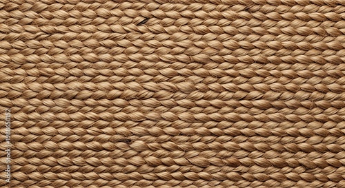 Close up view of a golden brown textured woven rattan mat surface pattern mat texture natural fiber organic pattern