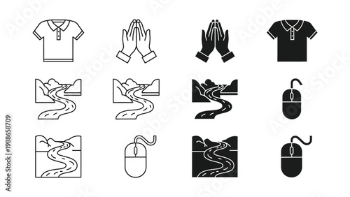 Symbolic representation of traditional and digital communication and attire transformation