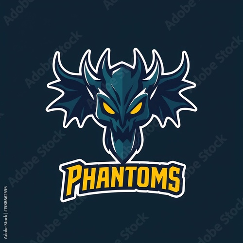Modern Esports Logo Phantoms