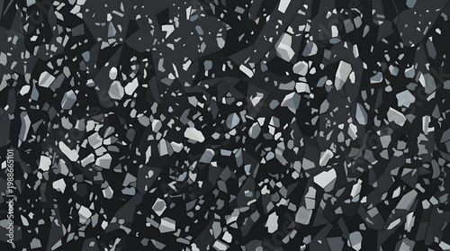 Abstract Marble Texture with Veined Stone Pattern