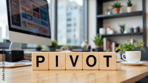 Business pivot for market shift and growth strategy helping companies adapt to changing demand, reposition offers, improve sales direction and respond faster to economic pressure today