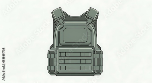 A tactical vest for military or law enforcement use