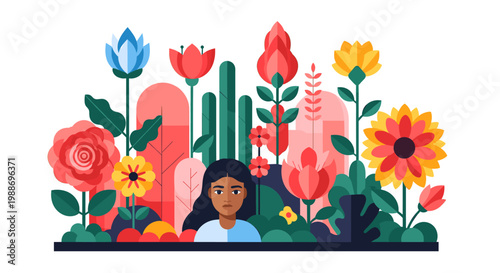 A vibrant, modern illustration of a red rose. Perfect for designs needing a touch of elegance, romance, or natural beauty, ideal for Valentine’s Day o