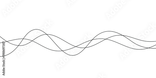 abstract wavy lines illustration
