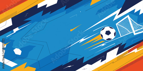 Grunge soccer ball vector illustration with a Brazilian flag design on a green grass background for a world football championship competition