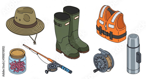 Essential Fishing Gear and Equipment Collection for Anglers 1.