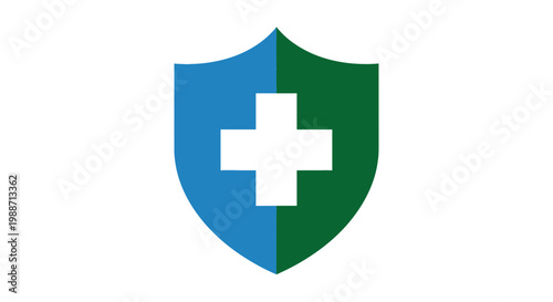 Medical Shield Symbolizes Health, Protection, And Safety in Healthcare Concepts