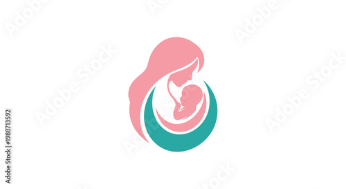 A Mother's Embrace: Tender Silhouette of Maternal Love and Infant Connection