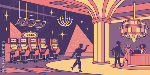 USA, US, U.S, United States - Vegas nightlife party
