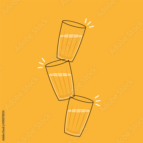 Indian hot drink vector. Indian chai icon. Chai is Indian drink. Kerala tea shop illustration vector eps. Indian Kerala roadside. Kerala tea shop line drawing. Kerala Old.