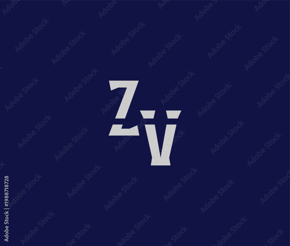 Obraz premium Abstract Algebraic Composition in White 3D Letter Set ZV01