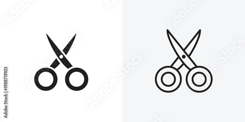 Scissors vectors icons pack for apps and Ui Ux desigs