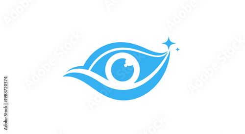 Abstract Eye Logo Depicting Vision, Clarity, and Innovation for Design Purposes