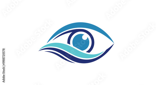 Abstract Eye Logo Design Expressing Vision, Innovation, And Medical Professionalism