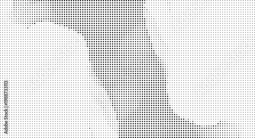 Monochrome abstract pattern with pixelated and dithered effects creating a unique digital texture isolated on transparent background, Vector, illustration