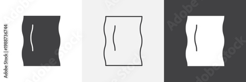 Rag icon element for design projects and web designs