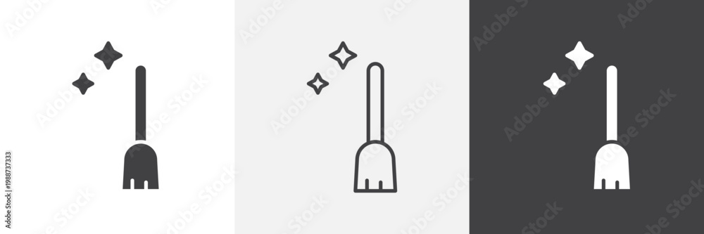 Fototapeta premium Sweeping icon element for design projects and web designs