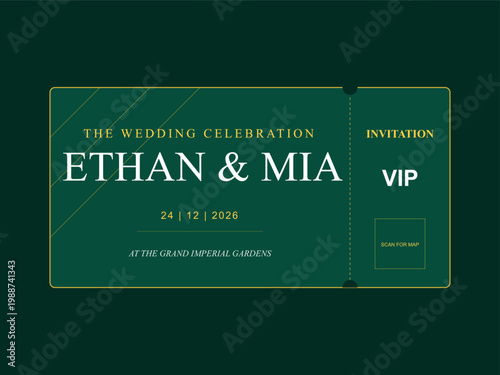 Ethan and mia vip event invitation a formal celebration