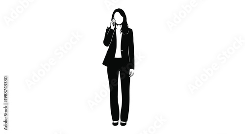 Silhouette vector illustration of two men standing and crouching while pointing fingers at each other now