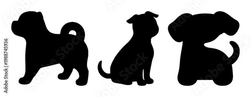Pet friendly icon set with solid black outline on white background featuring animal-friendly, wellness, symbolism with pet care and restrictions