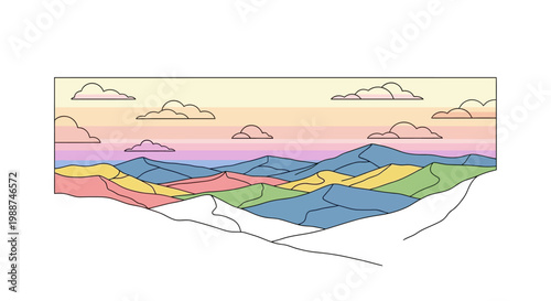 Geological layers of earth strata.
