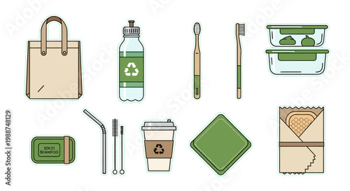 Reusable eco-friendly items for daily sustainable living at Gudang Uyah