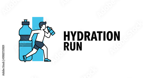 Staying Hydrated During a Run: A Healthy Lifestyle Encouraging Water Intake For Athletes