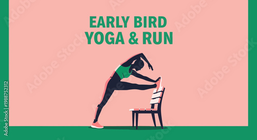 Sunrise Fitness Motivation Early Bird Yoga And Run