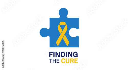 Supporting Awareness Of Finding Cure and Helping with Symbol of Hope and Unity