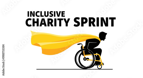 Supporting Charity: Heroic Wheelchair User Symbolizes Inclusive Charity Sprint for Good