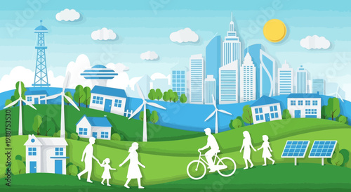 Sustainable Community: A Harmonious Blend of Nature, Innovation, and Human Connection