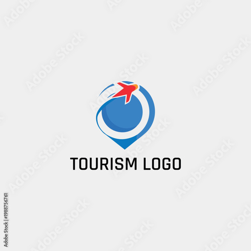 Free Download traveling and summer holidays tourism company logo design vector - GFXLoad