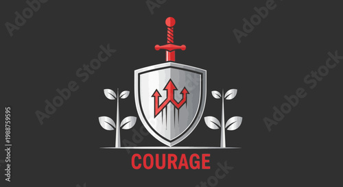 Symbolic Representation Of Courage And Strength In The Face Of Adversity