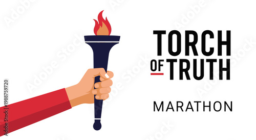 Torch Of Truth Marathon: Symbolic Symbol Of Knowledge and Competition Endurance