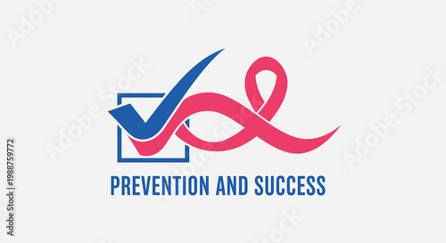 Symbolic Representation Of Preventing Diseases And Triumphing Through Success And Awareness