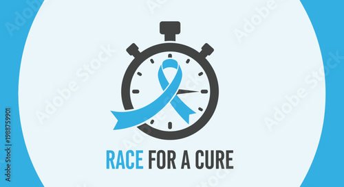 Time Flies: A Race for a Cure, Symbolizing Hope and Support for Awareness Campaigns
