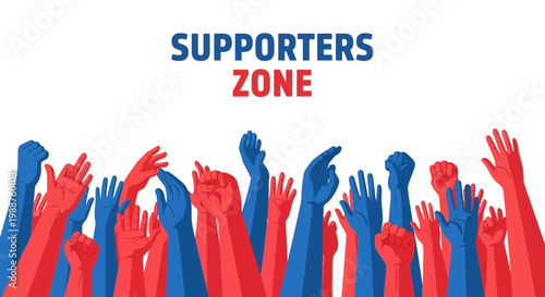 United Hands Raise In Cheer Demonstrating Support And Collective Rejoicing With Enthusiasm