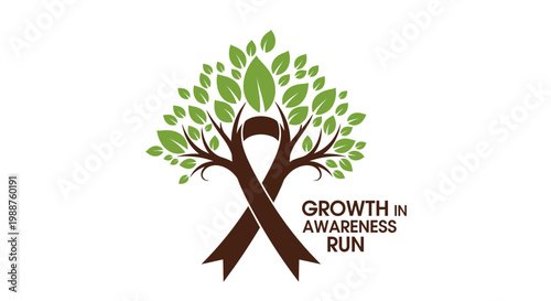 Symbolic Tree with Ribbon Emphasizing Awareness for Growth and Positive Development