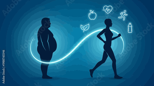 Transformation From Obesity To Fitness And Healthcare With Conceptual Design Elements