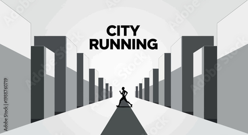 Urban Athlete: A Minimalist Depiction of City Running and Pursuit of Fitness