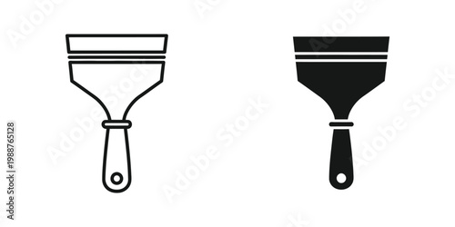 Comparison of a regular trowel and a notched trowel for construction tasks