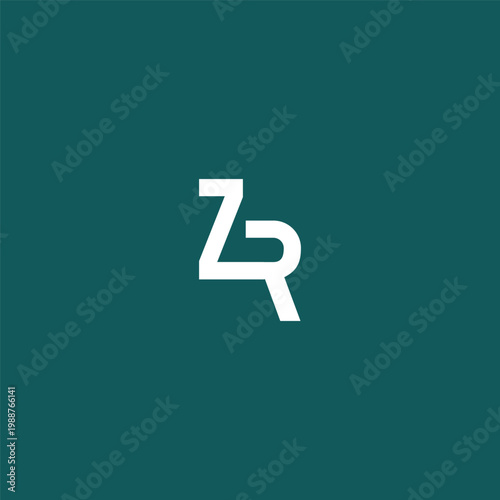 Open empty approaching modern background over white Zsq logo symbol for worldwide use or creation of more relevant images
