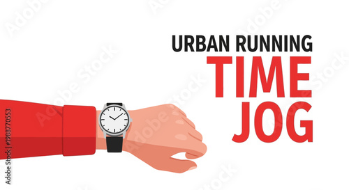 Urban Running Time and Jogging Presentation for Health and Wellness Planning