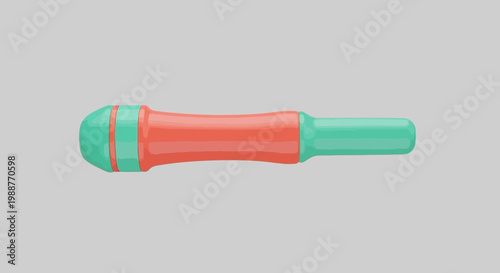 Vibrant And Ergonomic Whistle Shape Object Minimalist Design